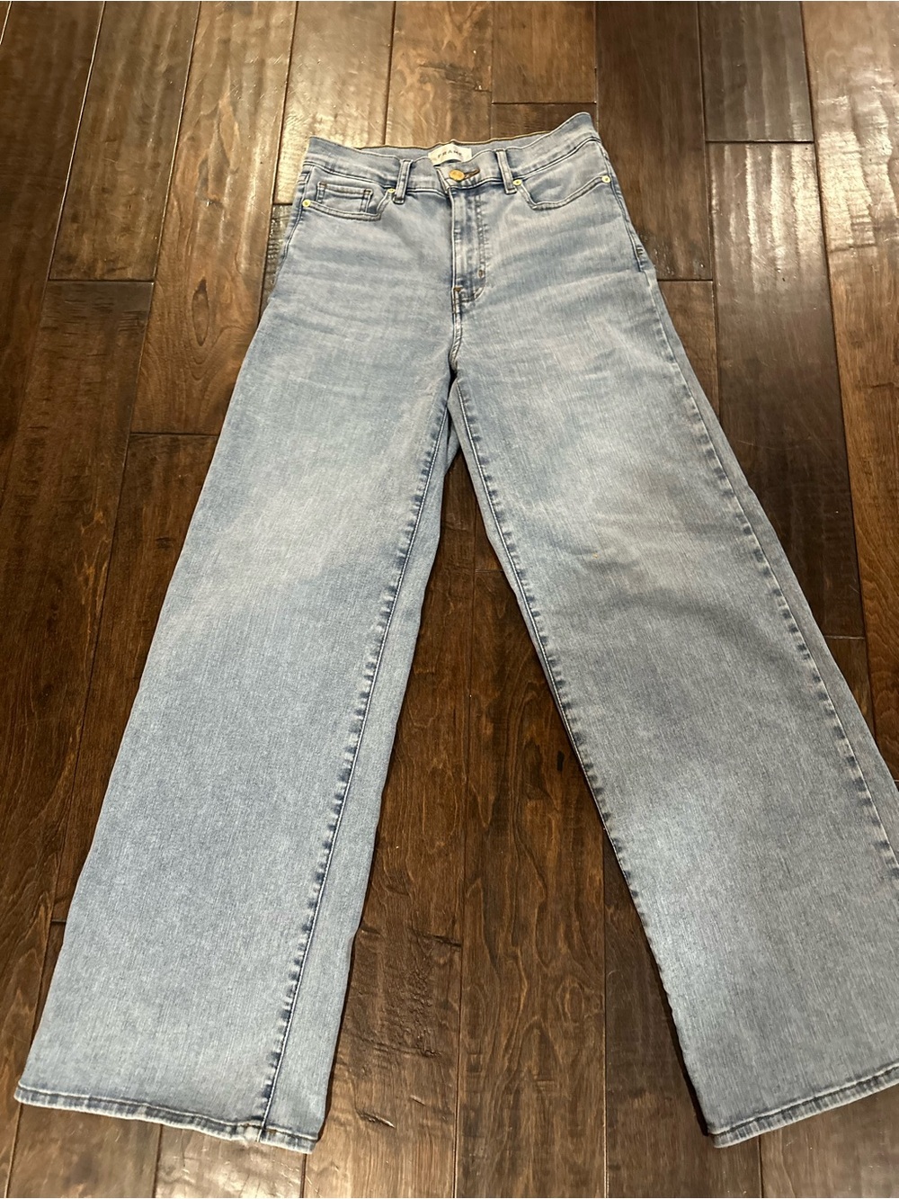 High-Rise Light Blue Boot Cut Jeans for Women